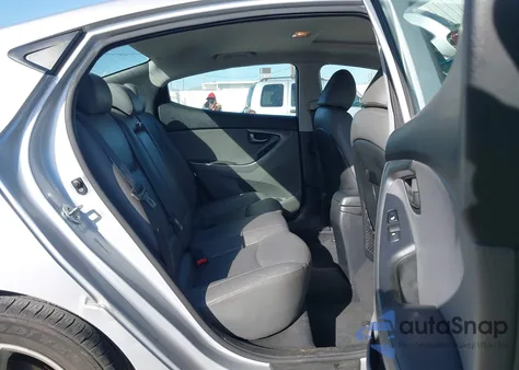 2013 Hyundai Elantra Limited from USA, damaged, VIN KMHDH4AE5DU523696